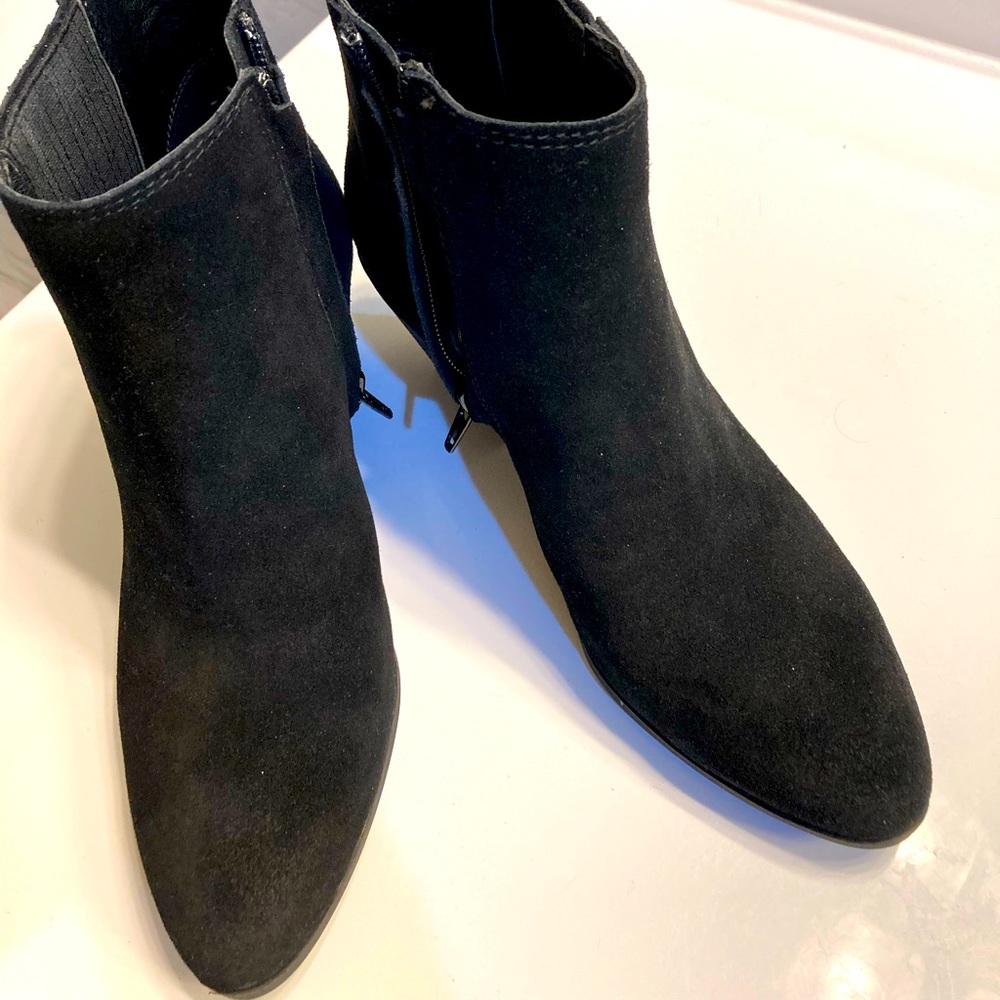 Frye Black Suede Booties
